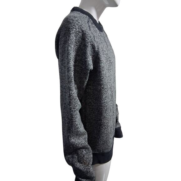 Abercrombie & Fitch Mens L Crew  Grungecore Preppy Fleece Academia Sweatshirt - Picture 2 of 9